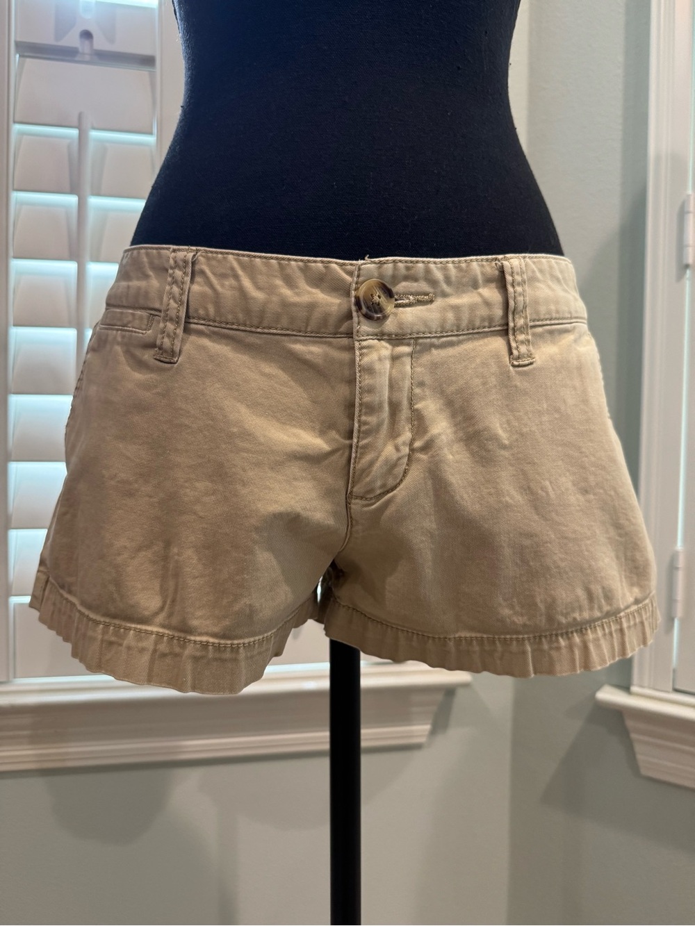 Mossimo Supply Co. Tan Cotton Blend Chino Shorts
